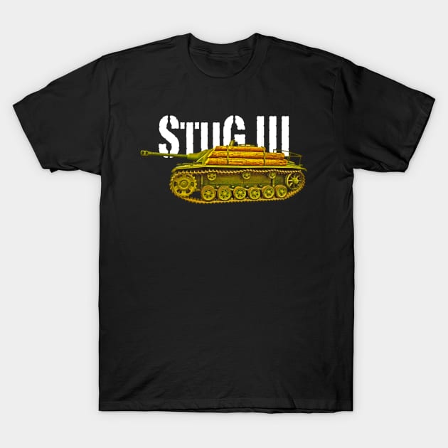 StuG III T-Shirt by BearCaveDesigns